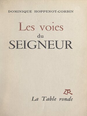cover image of Les voies du Seigneur